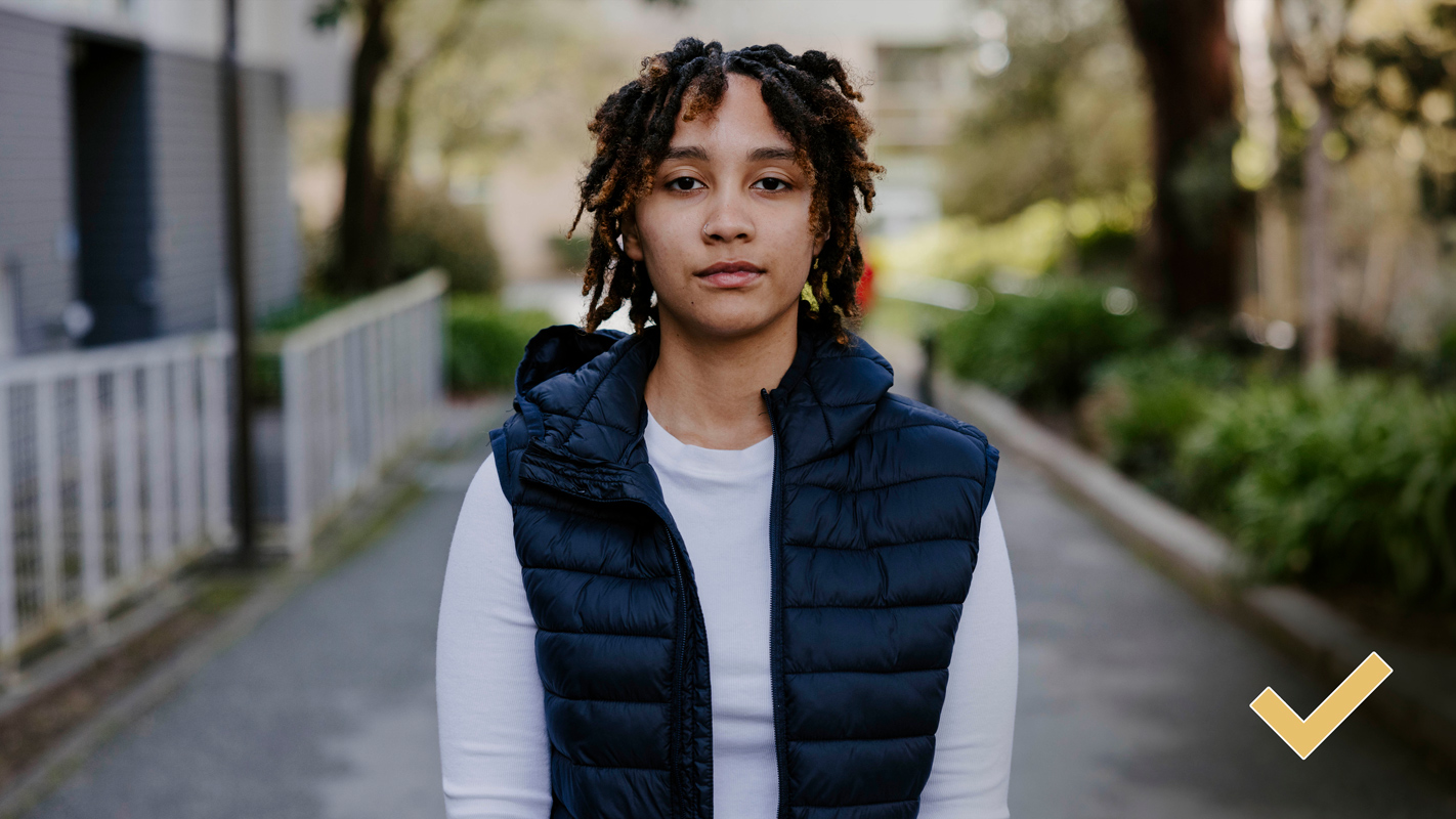 a profile photo of a student in the outdoors